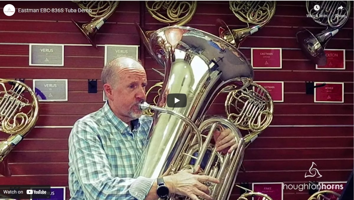 Eastman EBC836S Tuba Demo Houghton Horns
