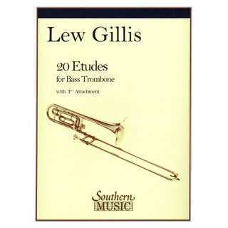 20 Etudes for Bass Trombone by Lew Gillis - Houghton Horns