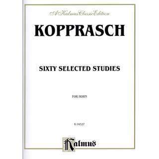 Sixty Selected Studies for Horn by Kopprasch