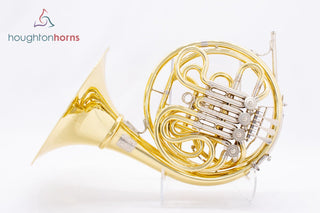 Paxman 23LYDC - F/Bb Double French Horn - Yellow Brass - Detachable Bell - Unlacquered Finish - Houghton Horns