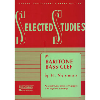 Selected Studies for Baritone by Voxman - Houghton Horns