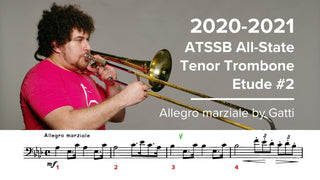 2020-2021 ATSSB All State Tenor Trombone Etude #2 – Allegro marziale by Gatti - Houghton Horns