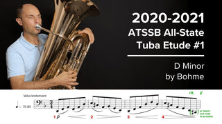 2020-2021 ATSSB All State Tuba Etude #1 – D Minor by Böhme - Houghton Horns