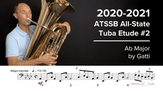 2020-2021 ATSSB All State Tuba Etude #2 – Ab Major by Gatti - Houghton Horns