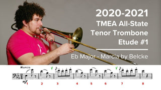 2020-2021 TMEA All State Tenor Trombone Etude #1 – Eb Major Marcia by Belcke - Houghton Horns