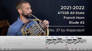 2021-2022 ATSSB All-State French Horn Etude #2 – No. 37 by Kopprasch - Houghton Horns