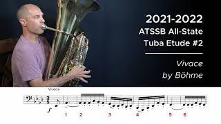 2021-2022 ATSSB All-State Tuba Etude #2 – Vivace by Böhme - Houghton Horns