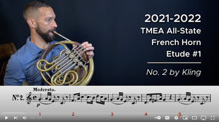 2021-2022 TMEA All-State French Horn Etude #1 – No. 2 by Kling - Houghton Horns