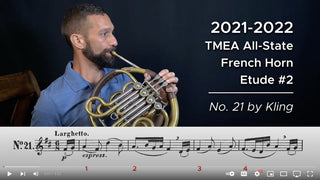 2021-2022 TMEA All-State French Horn Etude #2 – No. 21 by Kling - Houghton Horns