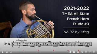 2021-2022 TMEA All-State French Horn Etude #3 – No. 17 by Kling - Houghton Horns