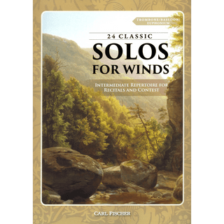 24 Classic Solos: Intermediate repertoire for recitals and contest for Trombone, Bassoon, or Euphonium - Houghton Horns