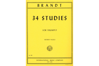 34 Studies on Orchestral Motives for Solo Trumpet by Vassily Brandt - Houghton Horns