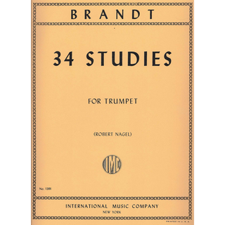 34 Studies on Orchestral Motives for Solo Trumpet by Vassily Brandt