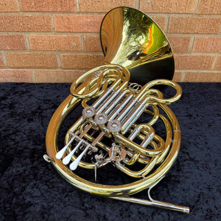 Alexander 103 - F/Bb Double French Horn - Hand Hammered Bell with Garland - Detachable Bell - Unlacquered Finish - Serial #: 31287 (Pre-Owned)
