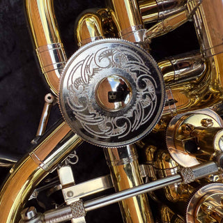 Alexander 103 - F/Bb Double French Horn - Hand Hammered Bell with Garland - Detachable Bell - Unlacquered Finish - Serial #: 31287 (Pre-Owned)