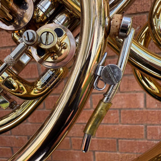 Alexander 103 - F/Bb Double French Horn - Hand Hammerd Bell with Garland - Detachable Bell - Unlacquered Finish - Serial #: 31287 (Pre-Owned)