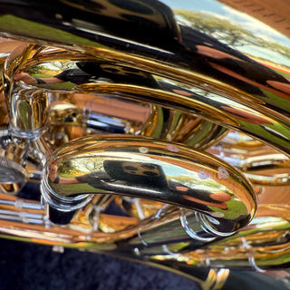 Alexander 103 - F/Bb Double French Horn - Hand Hammerd Bell with Garland - Detachable Bell - Unlacquered Finish - Serial #: 31287 (Pre-Owned)