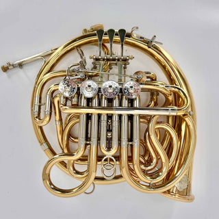 Alexander 303 Triple Horn - Yellow Brass - Detachable Bell - Lacquered Finish - Serial #: 19057 (Pre-Owned)
