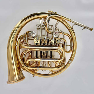 Alexander 303 Triple Horn - Yellow Brass - Detachable Bell - Lacquered Finish - Serial #: 19057