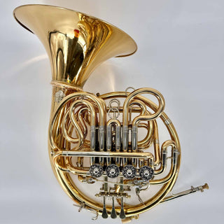 Alexander 303 Triple Horn - Yellow Brass - Detachable Bell - Lacquered Finish - Serial #: 19057