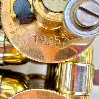 Alexander 303 Triple Horn - Yellow Brass - Detachable Bell - Lacquered Finish - Serial #: 19057