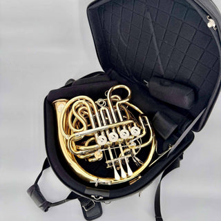 Alexander 303 Triple Horn - Yellow Brass - Detachable Bell - Lacquered Finish - Serial #: 19057