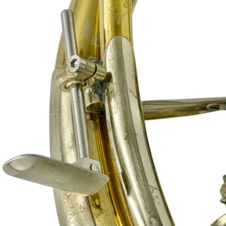 Alexander Model 90 - Bb Single Horn with F Extension/Stopping Valve - Yellow Brass - Lacquered Finish - Detachable Bell - Serial #: 4191 (Pre-Owned)