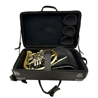 Alexander Model 90 - Bb Single Horn with F Extension/Stopping Valve - Yellow Brass - Lacquered Finish - Detachable Bell - Serial #: 4191 (Pre-Owned)