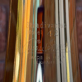 Bach Stradivarius Model 42BO Tenor Trombone with Rotary F Attachment - Serial #: 65533-203895 (Pre-Owned)
