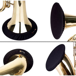 Black Bell Covers / Pop Filter for Brass and Woodwind Instruments