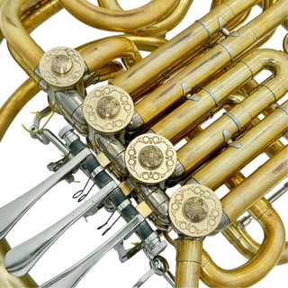 Briz 2000SC - F/Bb Double French Horn - Yellow Brass - Detachable Bell -Unlacquered Finish - Serial #: 8217 (Pre-Owned)