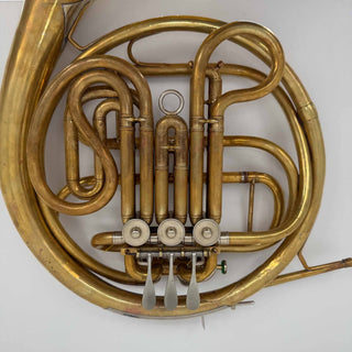 C.F. Schmidt - F/Bb Double French Horn - Yellow Brass - Serial #: N/A (As-Is)