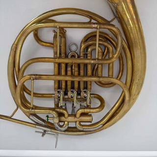 C.F. Schmidt - F/Bb Double French Horn - Yellow Brass - Serial #: N/A (As-Is)