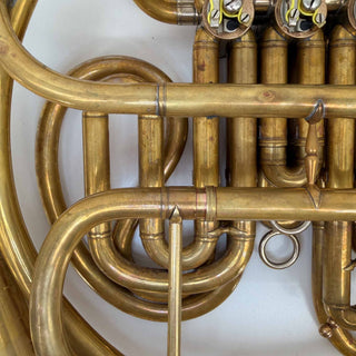C.F. Schmidt - F/Bb Double French Horn - Yellow Brass - Serial #: N/A (As-Is)