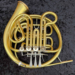 C.G. Conn 10D - F/Bb Double French Horn - Yellow Brass - Detachable Bell - Unlacquered Finish