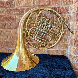 C.G. Conn 6D - F/Bb Double French Horn - Fixed Bell - Unlacquered Finish - Serial #: 37198170 (Pre-Owned)