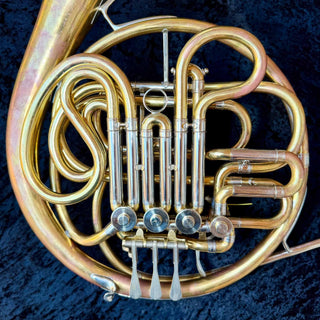 C.G. Conn 6D - F/Bb Double French Horn - Fixed Bell - Unlacquered Finish - Serial #: 37198170 (Pre-Owned)