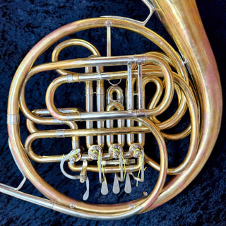 C.G. Conn 6D - F/Bb Double French Horn - Fixed Bell - Unlacquered Finish - Serial #: 37198170 (Pre-Owned)