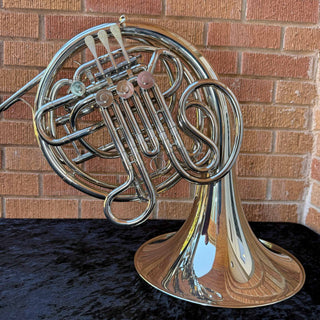 C.G. Conn 8D - F/Bb Double French Horn - Nickel Silver - Fixed Bell - Lacquered Finish - Serial #: 200631 (Pre-Owned)