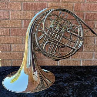 C.G. Conn 8D - F/Bb Double French Horn - Nickel Silver - Fixed Bell - Lacquered Finish - Serial #: 200631 (Pre-Owned)