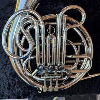 C.G. Conn 8D - F/Bb Double French Horn - Nickel Silver - Fixed Bell - Lacquered Finish - Serial #: 200631 (Pre-Owned)