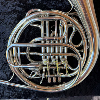 C.G. Conn 8D - F/Bb Double French Horn - Nickel Silver - Fixed Bell - Lacquered Finish - Serial #: 200631 (Pre-Owned)