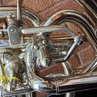 C.G. Conn 8D - F/Bb Double French Horn - Nickel Silver - Fixed Bell - Lacquered Finish - Serial #: 200631 (Pre-Owned)