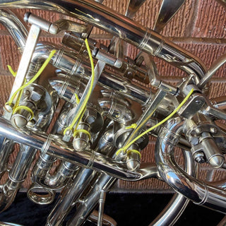 C.G. Conn 8D - F/Bb Double French Horn - Nickel Silver - Fixed Bell - Lacquered Finish - Serial #: 200631 (Pre-Owned)