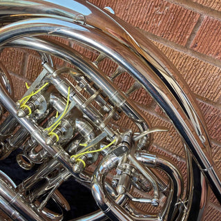 C.G. Conn 8D - F/Bb Double French Horn - Nickel Silver - Fixed Bell - Lacquered Finish - Serial #: 200631 (Pre-Owned)