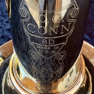 C.G. Conn 8D - F/Bb Double French Horn - Nickel Silver - Detachable Bell - Lacquered Finish - Serial #: 254555 (Pre-Owned)