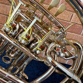 C.G. Conn 8D - F/Bb Double French Horn - Nickel Silver - Detachable Bell - Lacquered Finish - Serial #: 254555 (Pre-Owned)