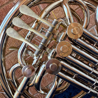 C.G. Conn 8D - F/Bb Double French Horn - NIckel Silver - Fixed Bell - Lacquered Finish - Serial #: 254555 (Pre-Owned)