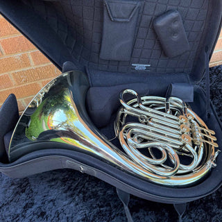 C.G. Conn 8D - F/Bb Double French Horn - NIckel Silver - Fixed Bell - Lacquered Finish - Serial #: 552993 (Pre-Owned)