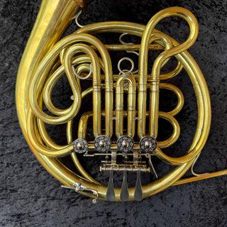 Cantesanu - F/Bb Double French Horn - Yellow Brass - Detachable Bell - Unlacquered Finish
